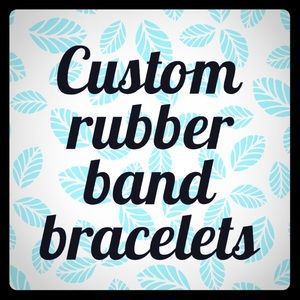 Custom rudder band bracelets